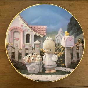 Precious Moments Classics Plate Collection “God Loveth A Cheerful Giver”, 1993